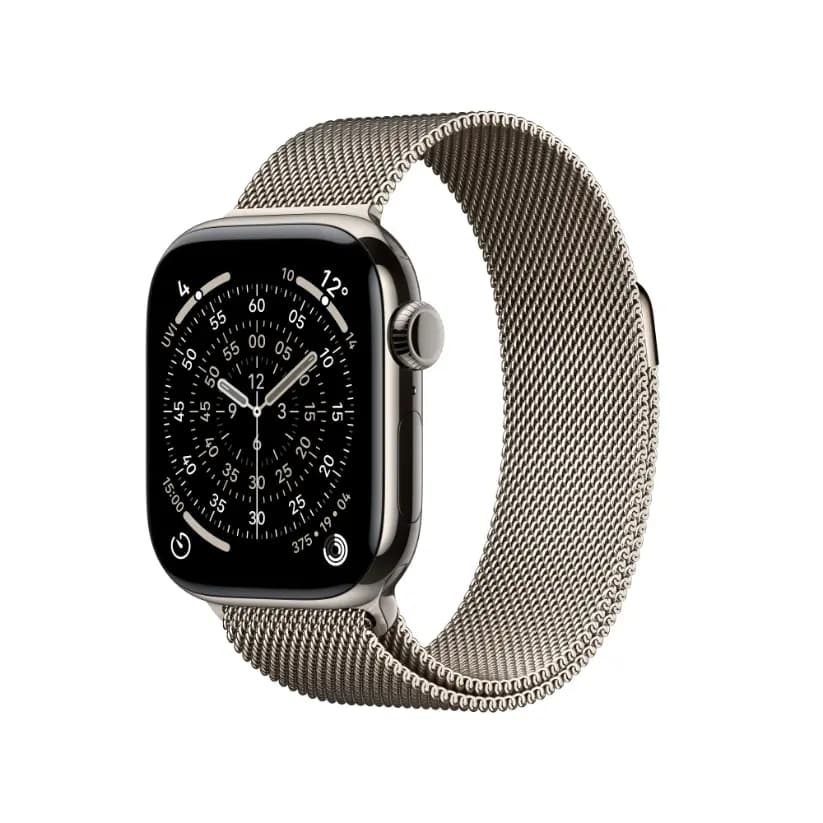 Apple Watch Series 11 46mm Titanium Case with  Milanese Loop