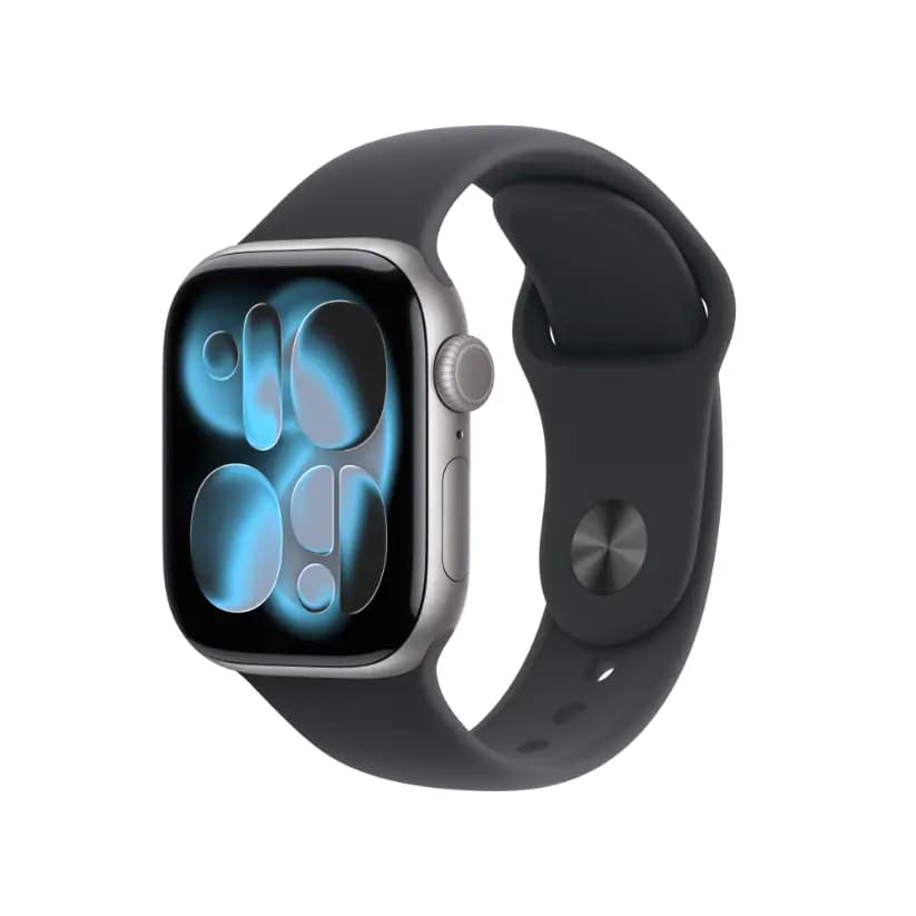 Apple Watch Series 11  Space Grey  Aluminium Case with Space Grey Sport Band
