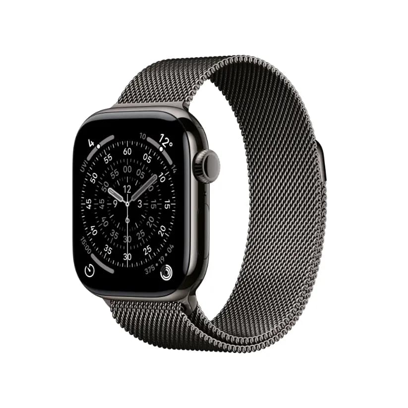 Apple Watch Series 11 42mm Titanium Case with  Milanese Loop