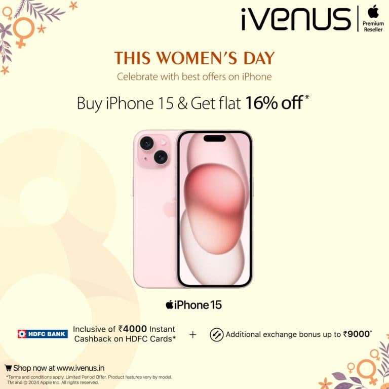 iPhone 15 Women's Day Offer iPhone 15 Women's Day Offer
