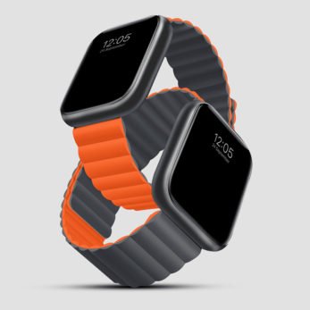 GRIPP REVERSER watch strap - Grey/Orange